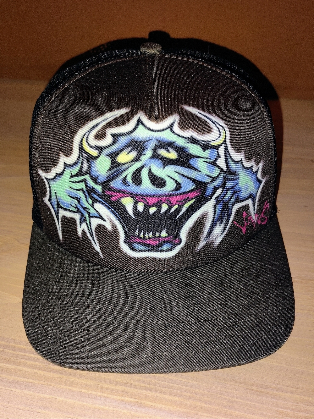 NWOT Vans Black Mesh Snapback
